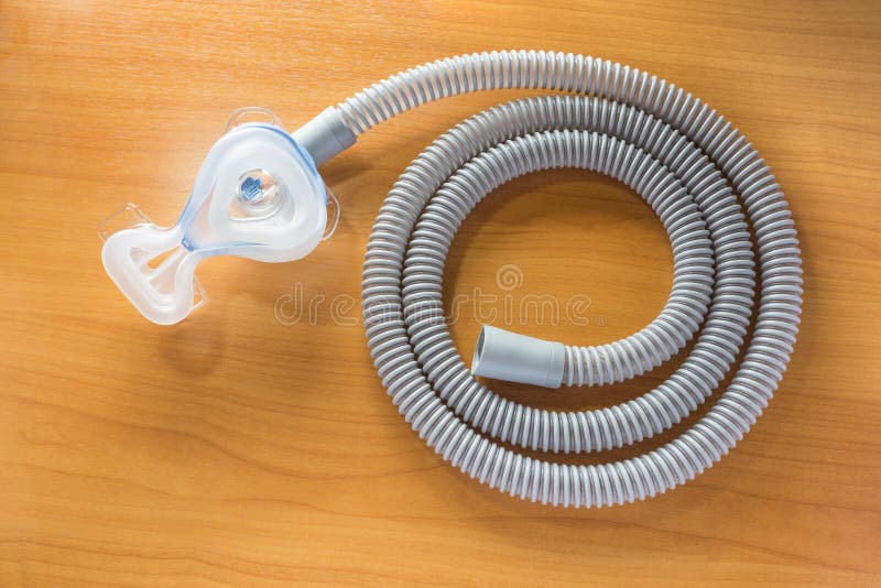CPAP hose and mask stock photo. Image of face, mask, prescription