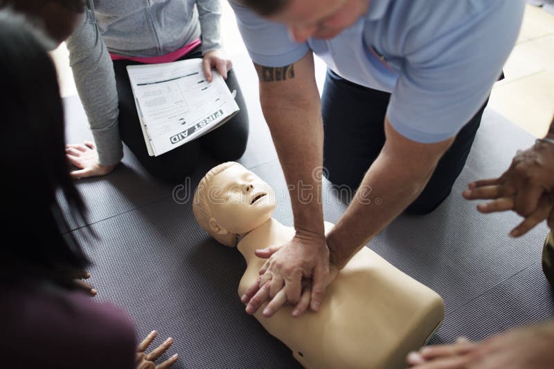 CPR First Aid Training Concept Stock Photo Image of health, learning