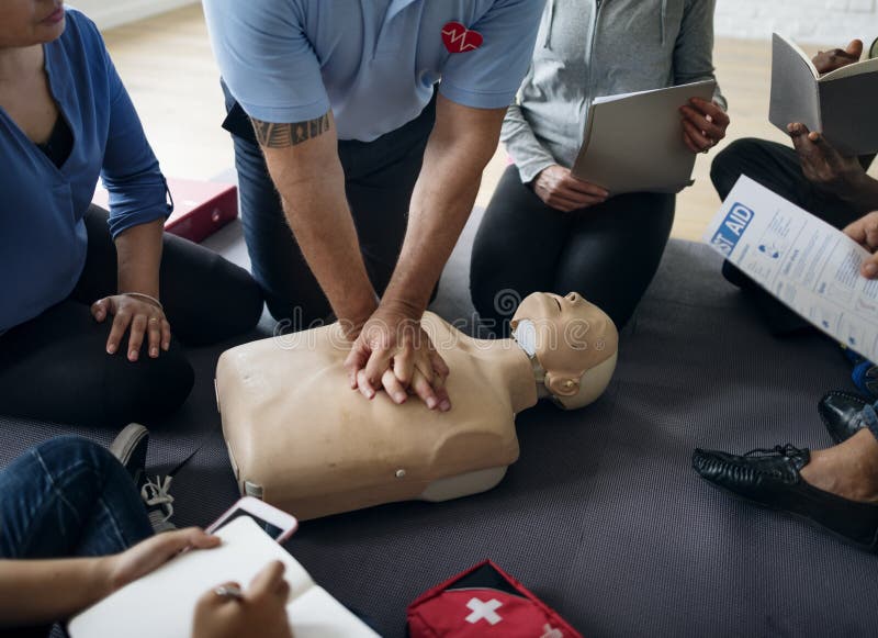CPR pierwszej pomocy Stażowy pojęcie