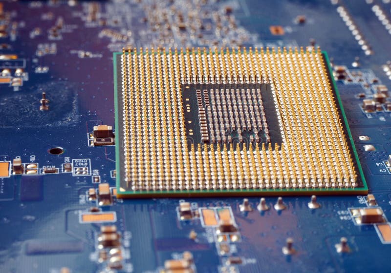 CPU or Central Processor Unit stock image