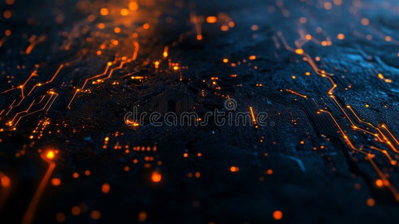 CPU (Central Processor Unit), quantum computer, and data processing stock photography