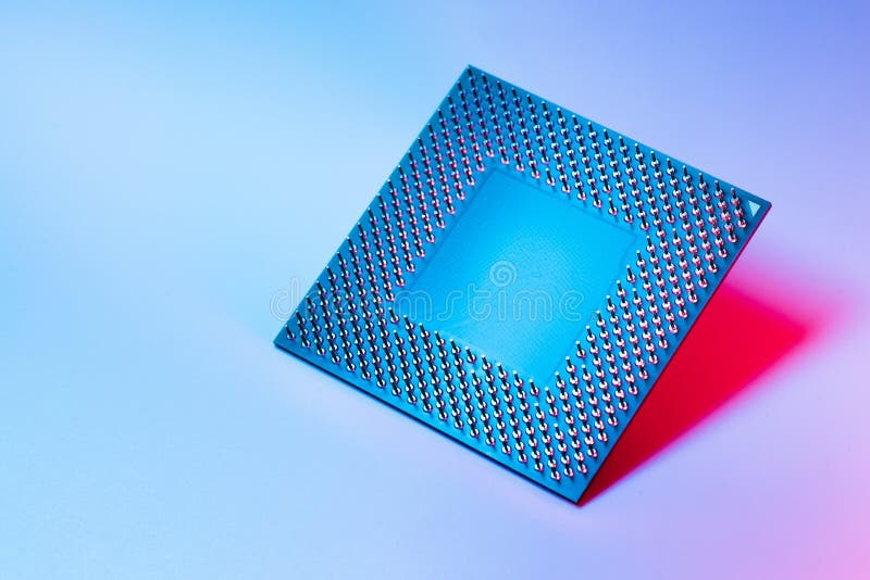 CPU, Computer Processing Unit, A Central processor in personal computer or electronic circuits board stock photos