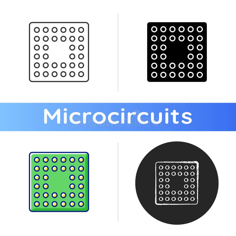 Cpu socket icon royalty free illustration