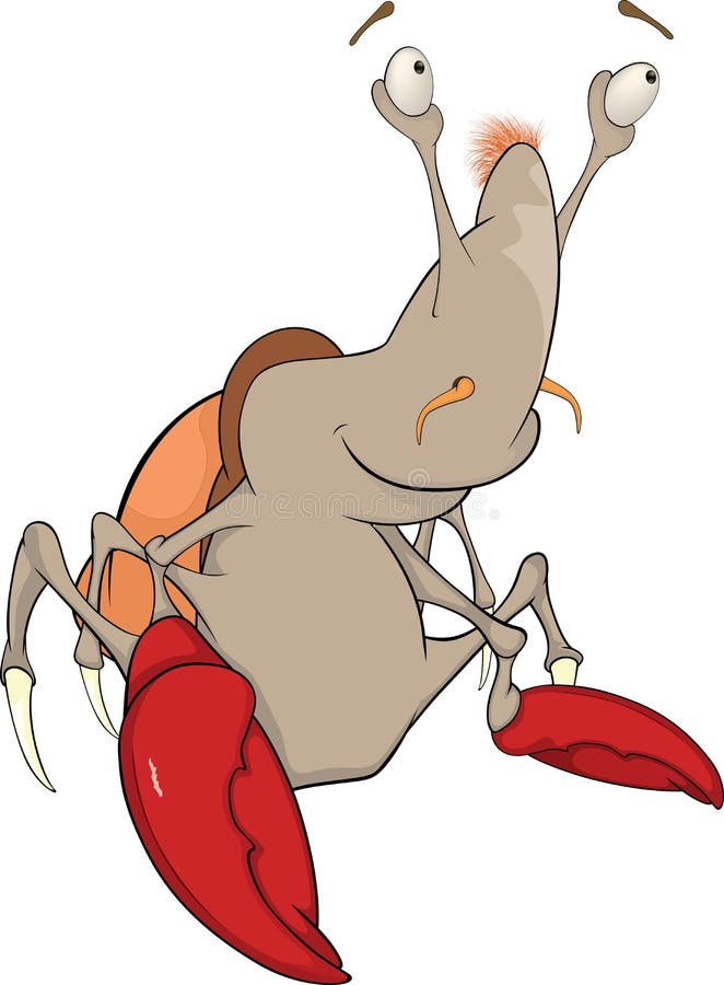 Download Crab cartoon stock vector. Illustration of danger, draw - 39503919