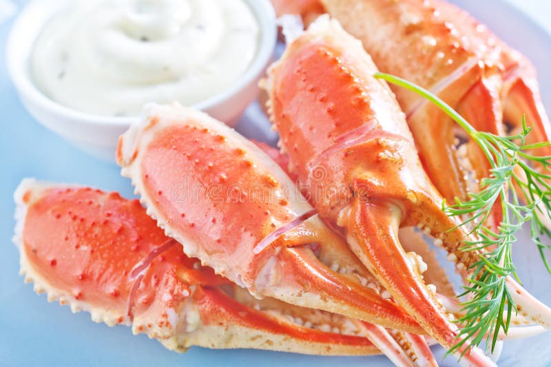 Crab claws stock image. Image of delicious, closeup, delicatessen