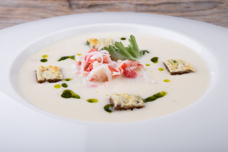 Crab Cream Soup stock image. Image of lifestyles, heat 48574805
