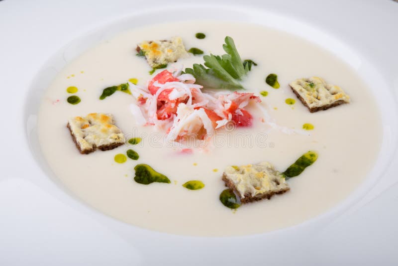 Crab Cream Soup stock image. Image of lifestyles, heat 48574805