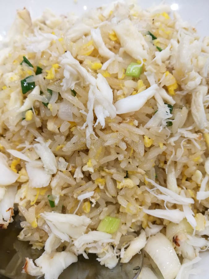 Crab fried rice stock photo. Image of chinese, fried 82290994