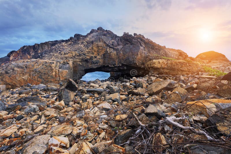 Crab hole, landmark in hongkong Shek O