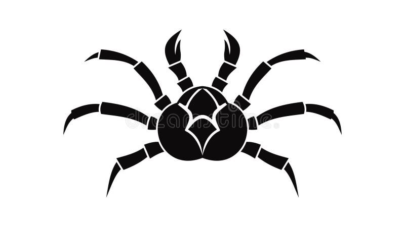 Crab icon animation vector illustration