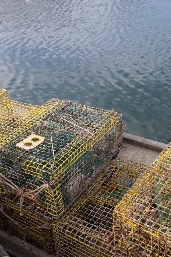 Crab and Lobster Traps royalty free stock image