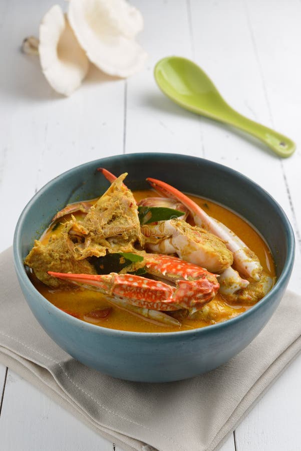 Crab Meat Coconut Milk Curry, Thai Spicy Soup Stock Photo - Image of ...