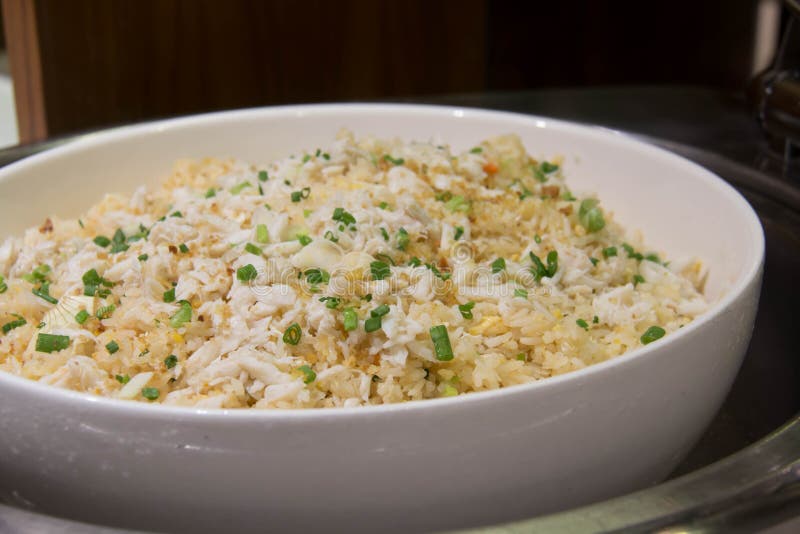 Crab meat fried rice