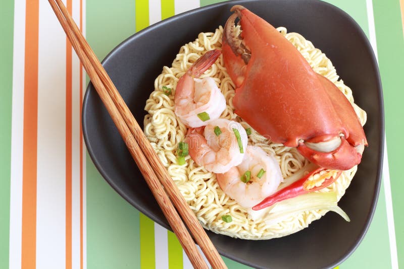Crab noodle stock image. Image of dish, meat, grip, asia 24514783