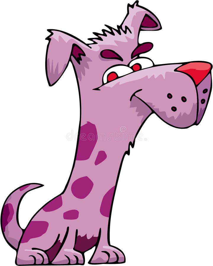 Chien fut illustration libre de droits Chien fut illustration libre de droits