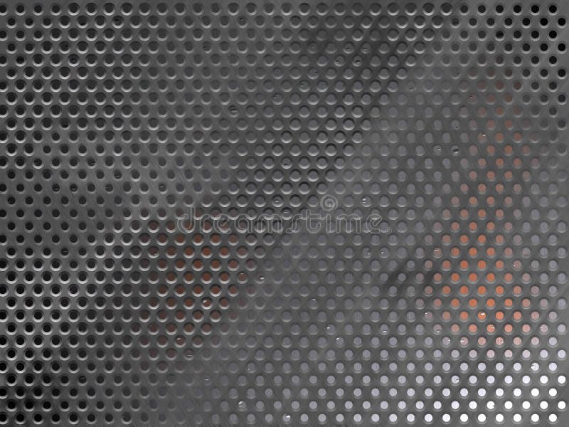 Cracked Grunge Metal Frame for Your Design Stock Illustration