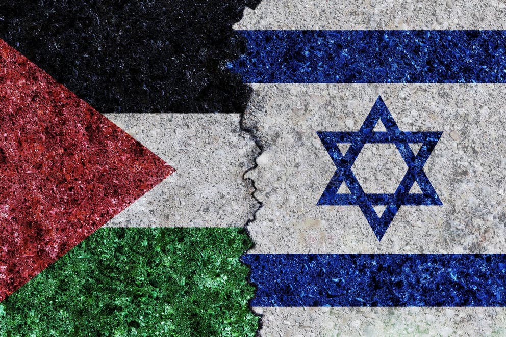 Israel Palestine Flag Divide Stock Photos Free & RoyaltyFree Stock