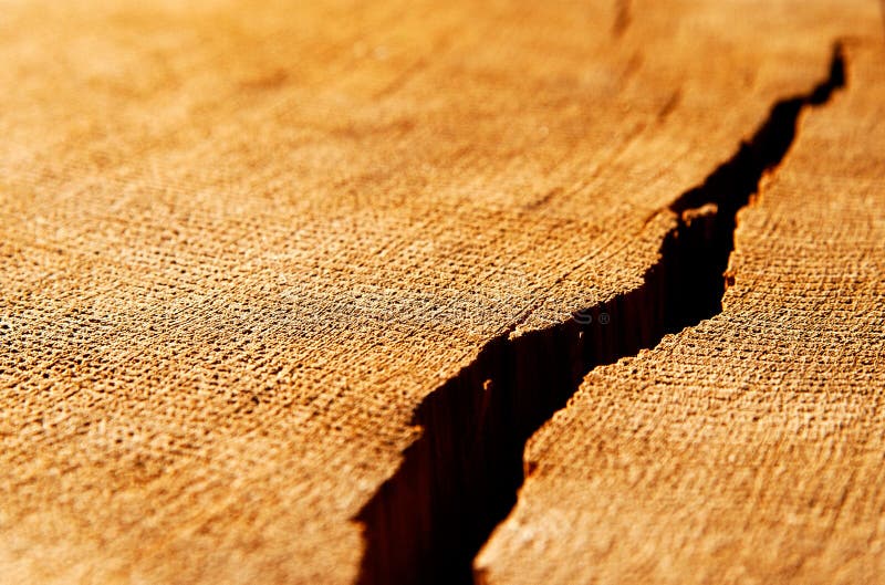 Crack on wooden surface stock photo. Image of pine, panel 124877752