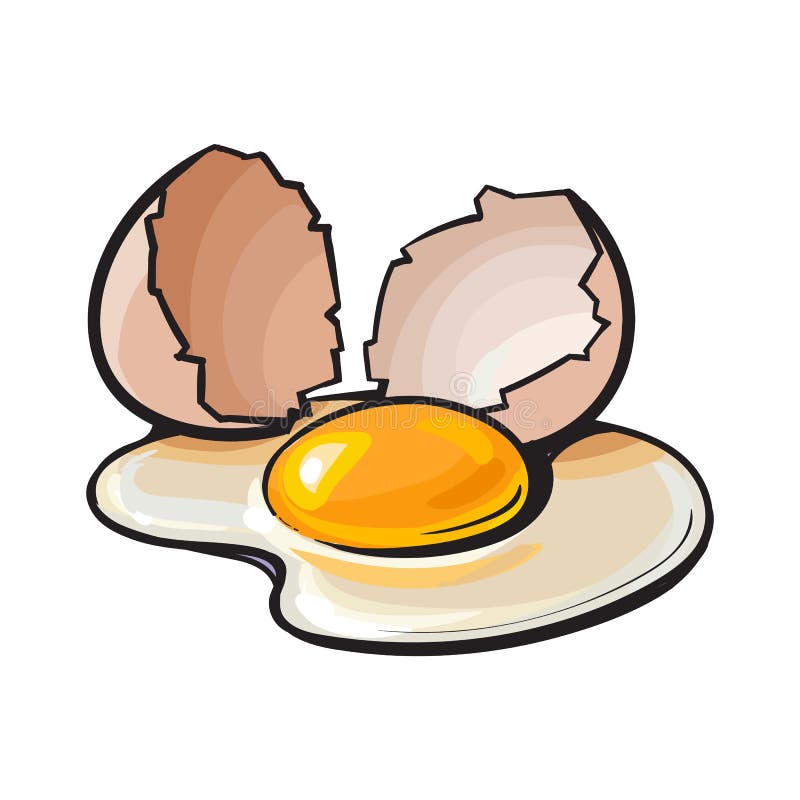 Broken Egg Clip Art