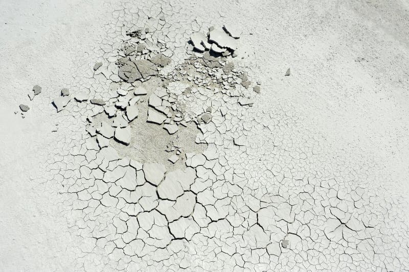 Cracked concrete background stock photos