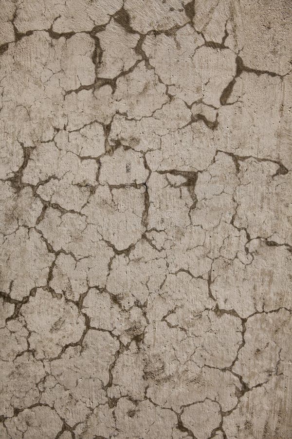 Cracked Concrete Wall Texture royalty free stock photos