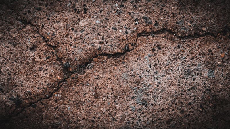 Cracked damaged concrete surface as background royalty free stock photos