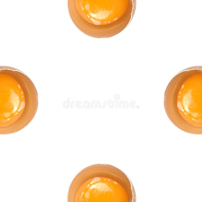 Cracked egg with egg shell, egg yolk and egg white isolated on white background royalty free stock images Cracked egg with egg shell, egg yolk and egg white isolated on white background royalty free stock images