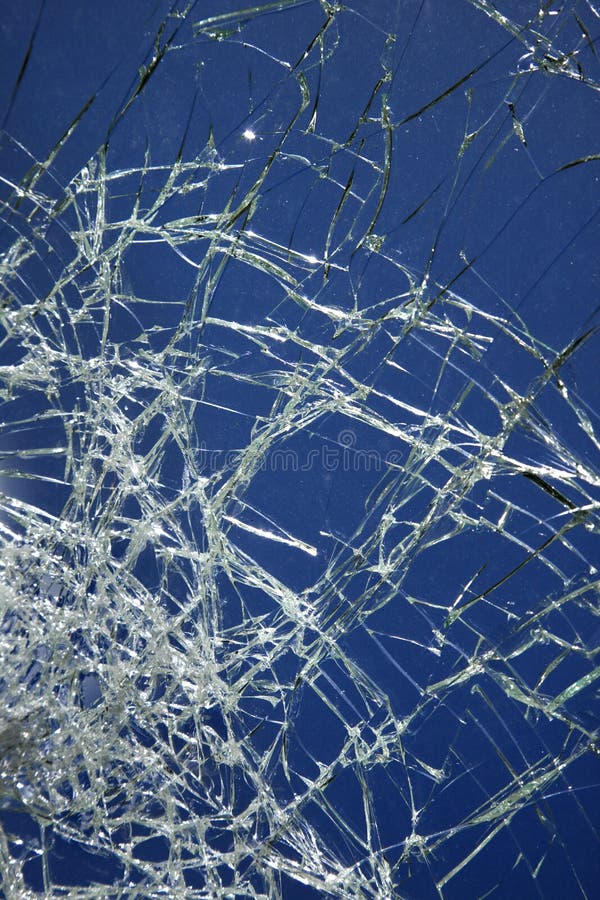 Cracked glass. stock image. Image of photograph, crack 2045741