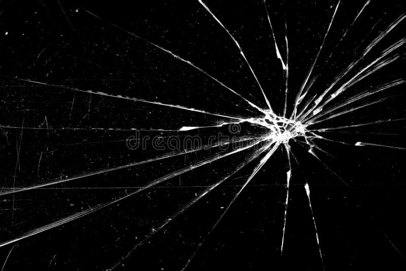 Cracked Glass Isolated on a Black Background. Broken Glass Stock Photo -  Image of isolated, destruction: 156701300