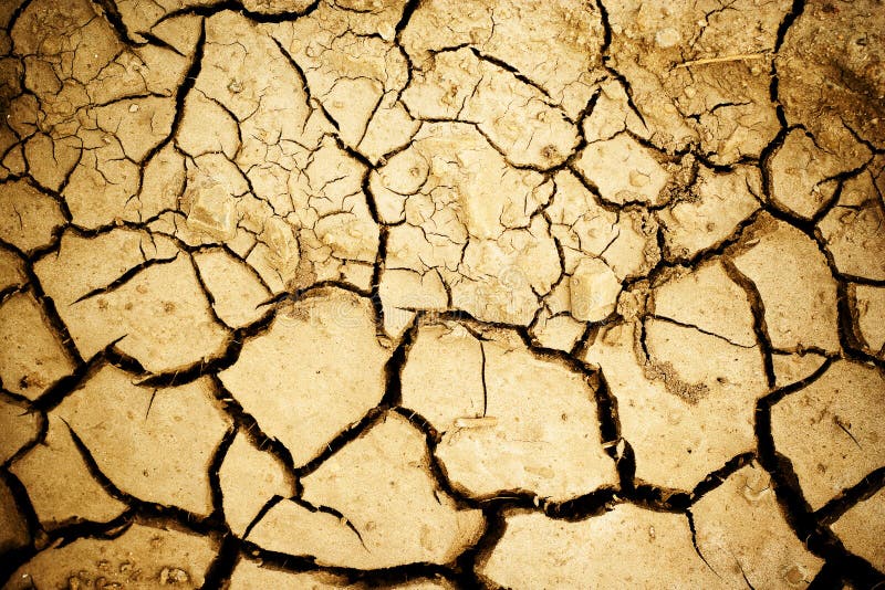 Cracked ground stock images