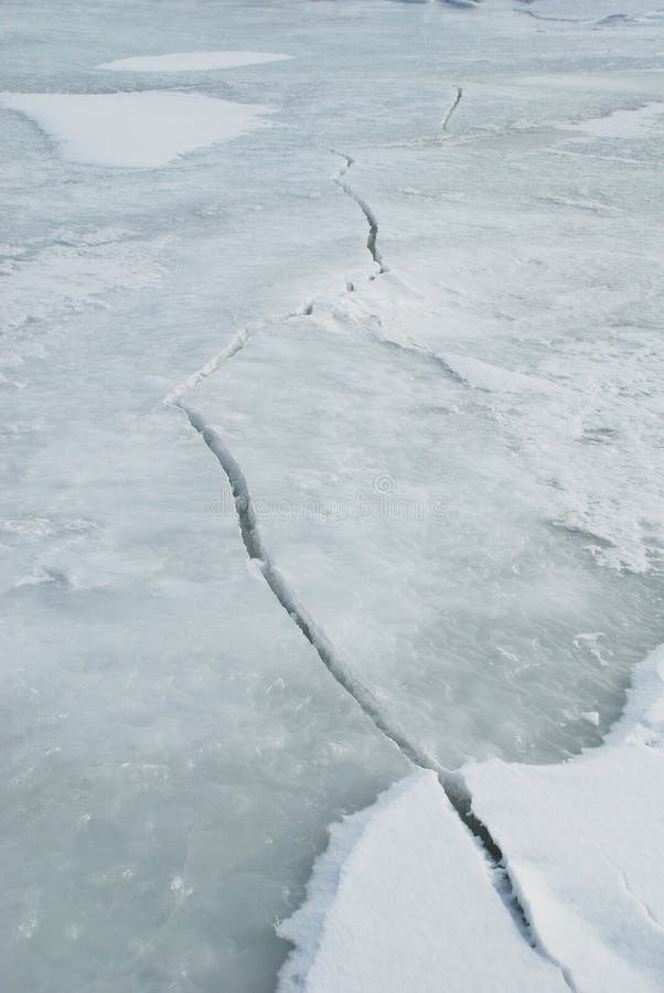 Cracked ice royalty free stock image