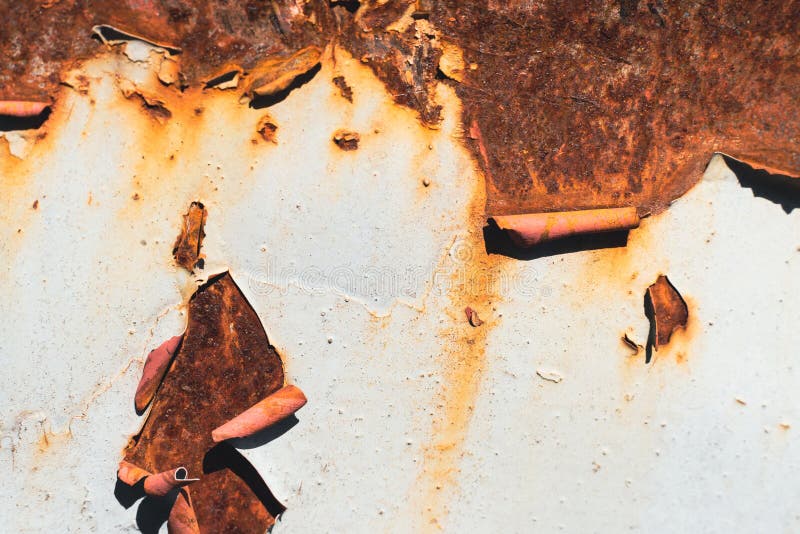 Cracked Paint on Metal Surface. Metal Texture with Rust Stock Image Image of background, paint