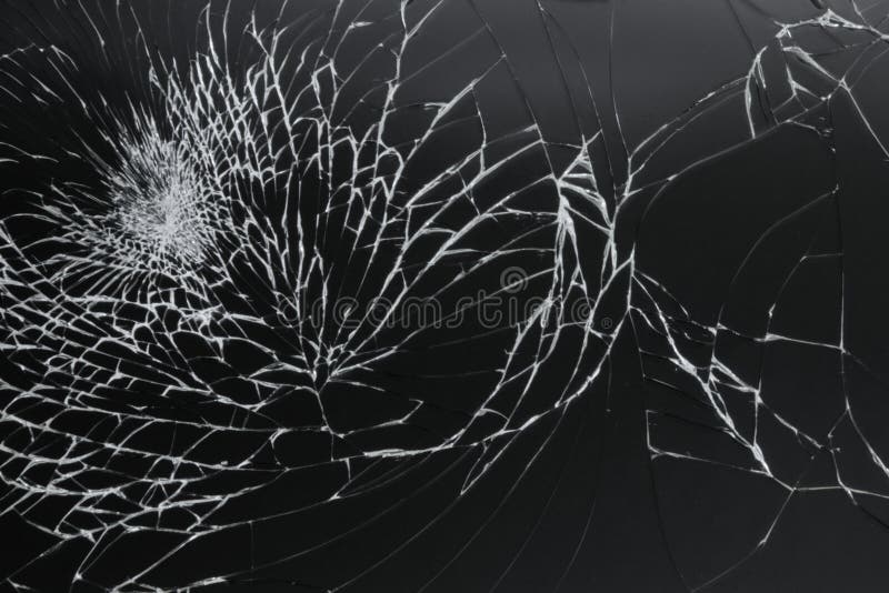 Screen cracked lcd TV stock photo. Image of mobile, deformation 65271548