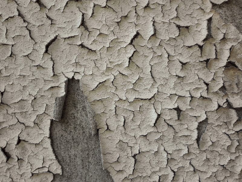 Paint Peel or Blister Wall. Texture of Peeling Painted Wall. Stock