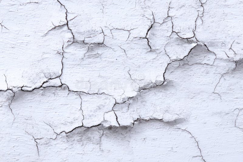 Cracked White Wall royalty free illustration