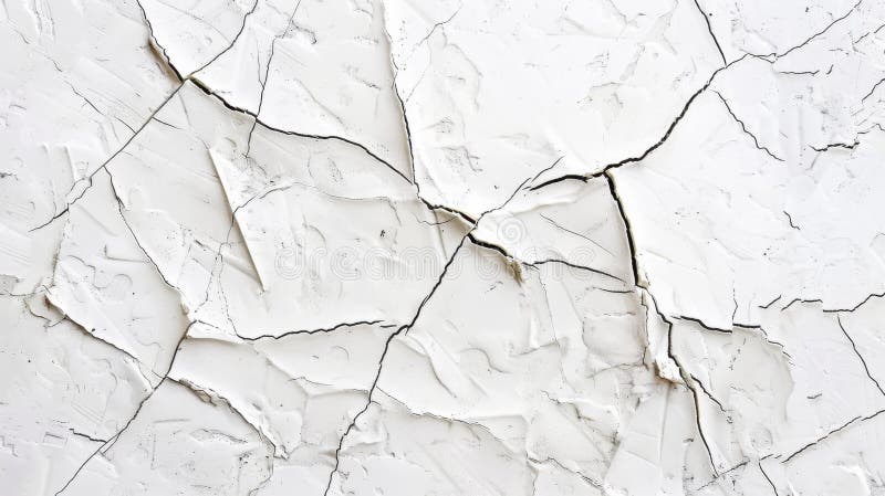Cracked White Surface Texture stock illustration