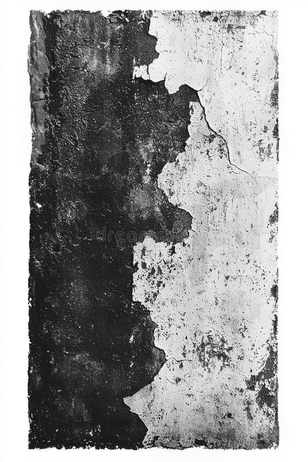 Cracked White Wall Texture Distressed Surface. royalty free illustration