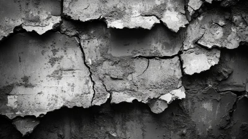 Cracket e trama di pareti di calcestruzzo piumate illustrazione vettoriale