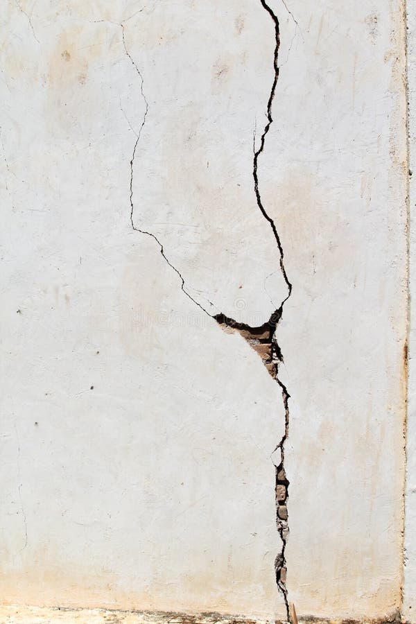 Cracks on Old Concrete Wall Stock Photo Image of architecture, cement