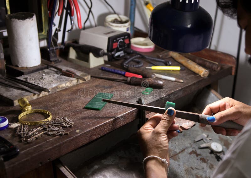 Craft Jewelry Making Working Space. Stock Image Image of atmospheric