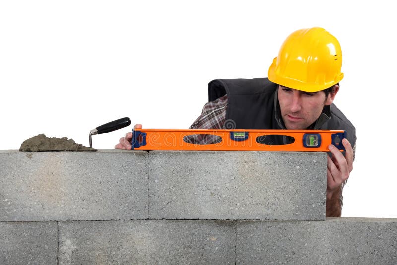 Craftsman mason royalty free stock images