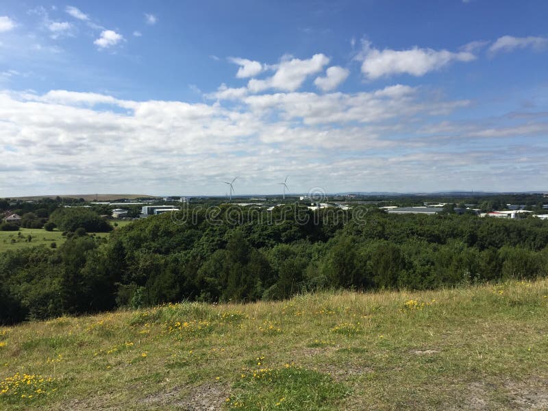 Cramlington De La Colina De Nelson Foto de archivo Imagen de