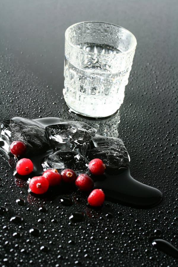 Cranberries and vodka