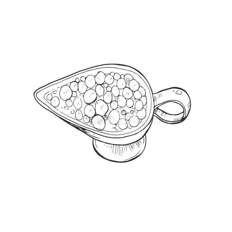 Bowl of cranberry sauce stock vector. Illustration of cranberries