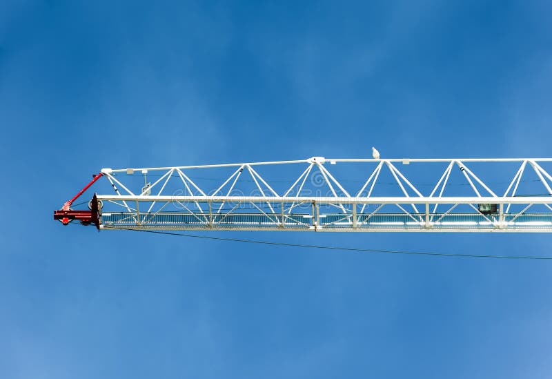 Crane boom stock image. Image of work, construction, activity - 14278655