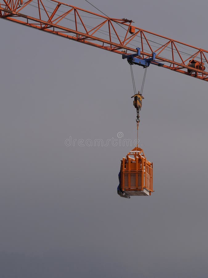 Crane building site stock image. Image of home, dwelling 30881513