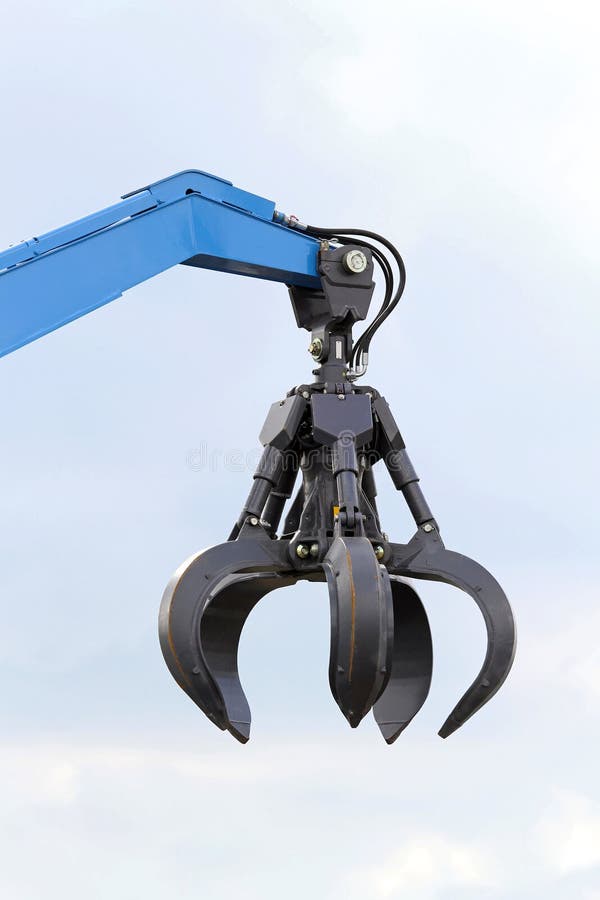 Crane claw stock photo. Image of crane, equipment, iron 30858888