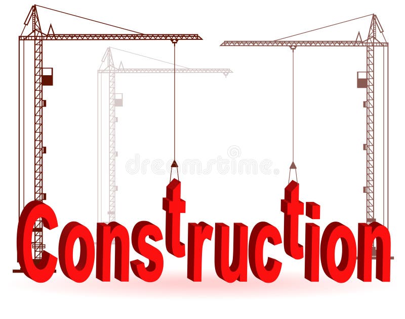 The crane collects a word Construction