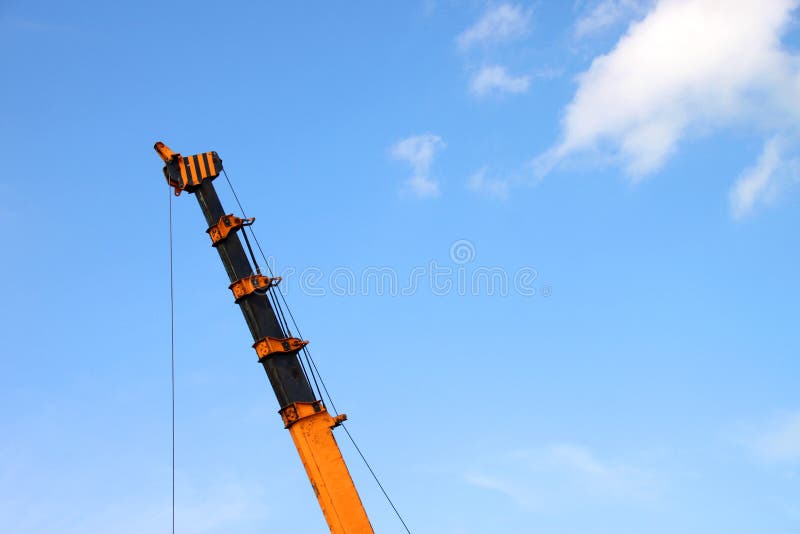 Crane lifting construction materials royalty free stock photo Crane lifting construction materials royalty free stock photo