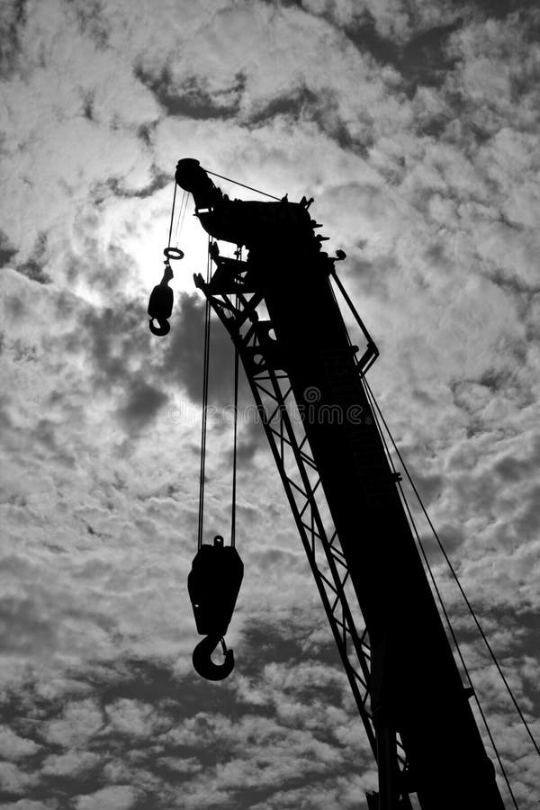 Crane truck stock image. Image of side, tall, industry 43570353